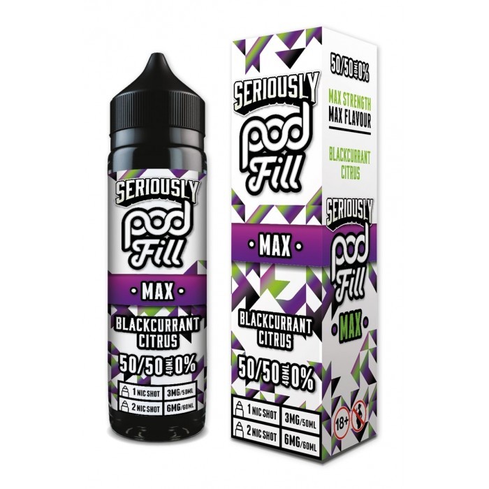 Blackcurrant Citrus - Doozy - Seriously Pod Fill Max - 40ml