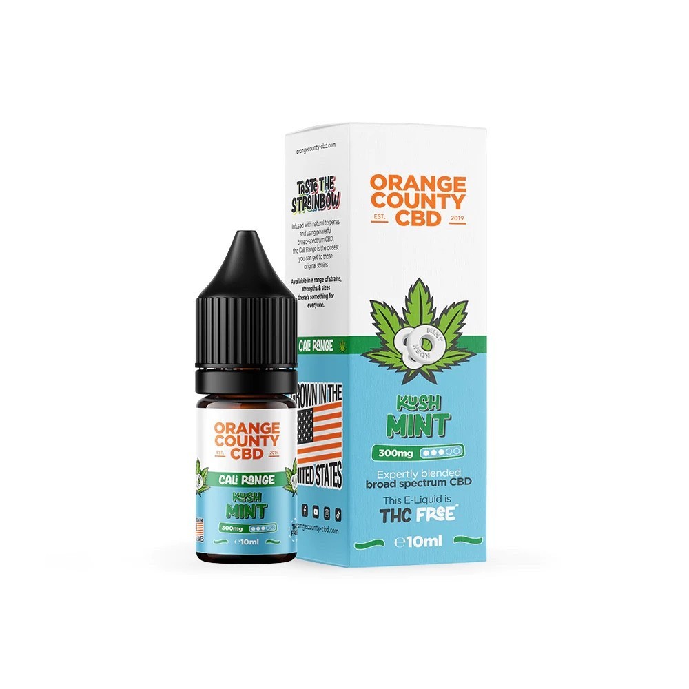 Kush mint CBD E-Liquid (10ml) 300mg by Orange County