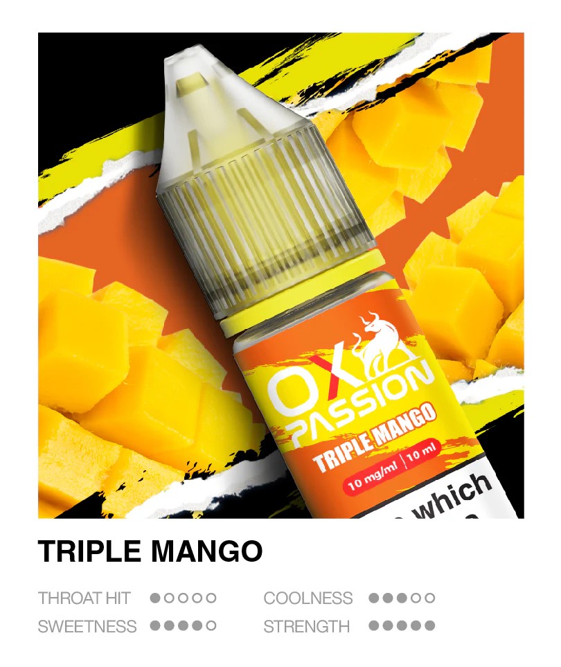 Ox Passion Triple Mango 10ml nic salts