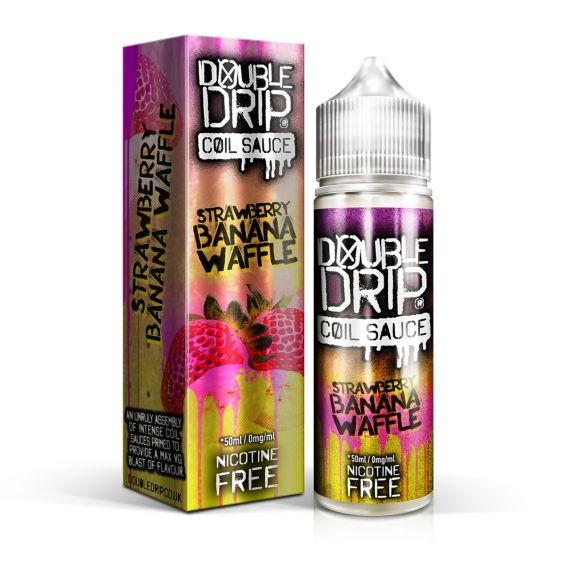 Strawberry Banana Waffle DOUBLE DRIP Coil Sauce Shortfill 50ml