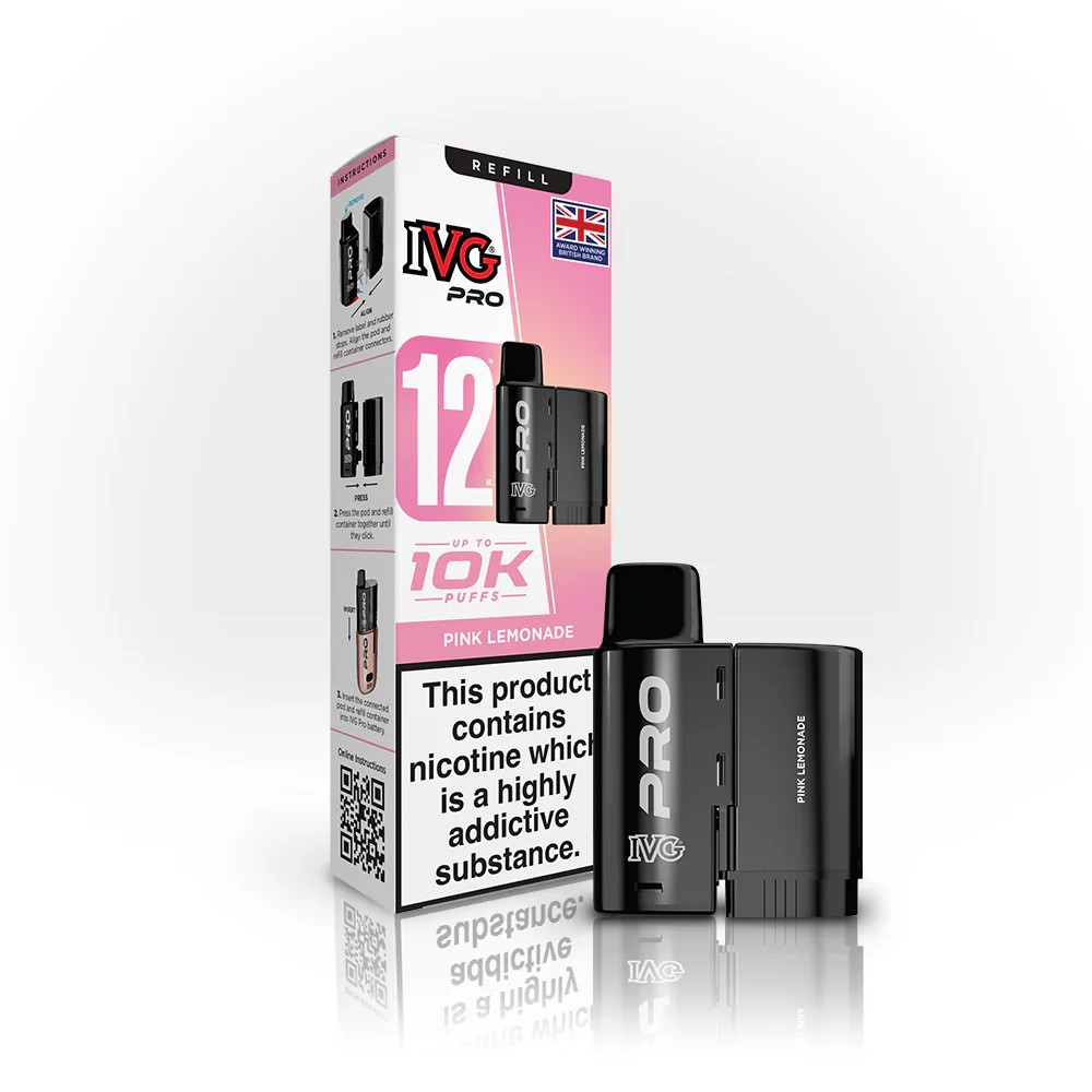 IVG Pro 12 Pod & Refill Pink Lemonade