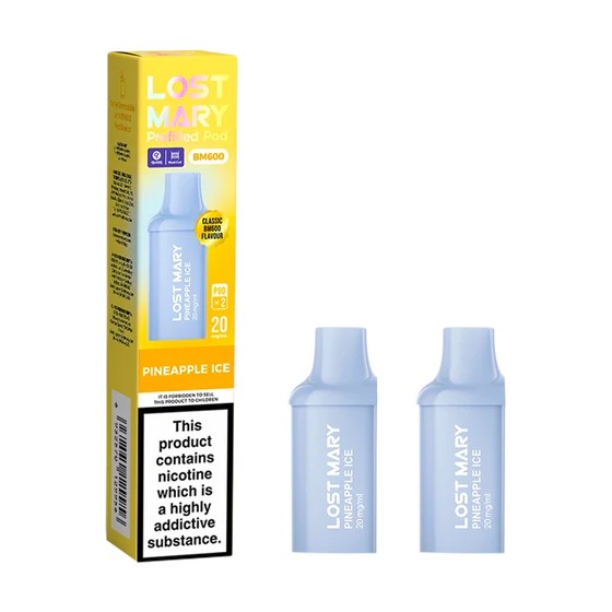 Lost Mary BM600 Replaceable Pods (2 Pack) Pineapple Ice